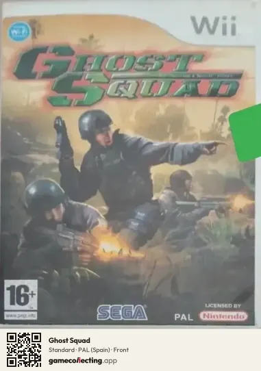 Ghost Squad Nintendo Wii, Spain box front