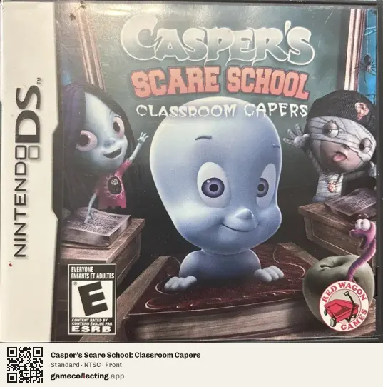 Casper's Scare School: Classroom Capers Nintendo DS, NTSC box front