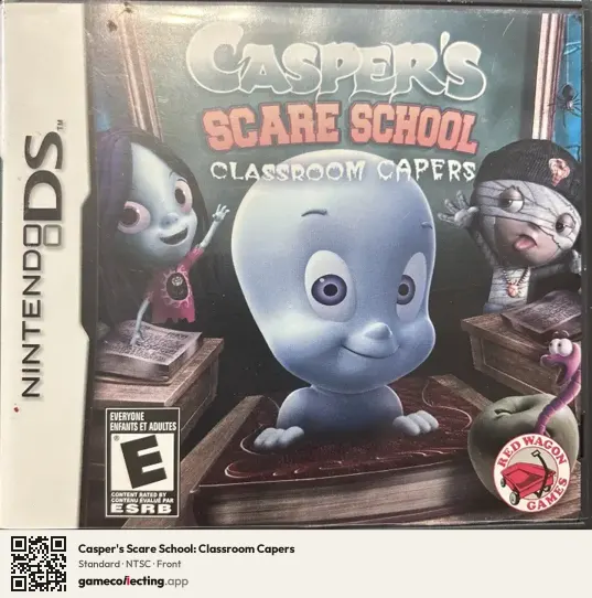 Casper's Scare School: Classroom Capers Nintendo DS, NTSC box front
