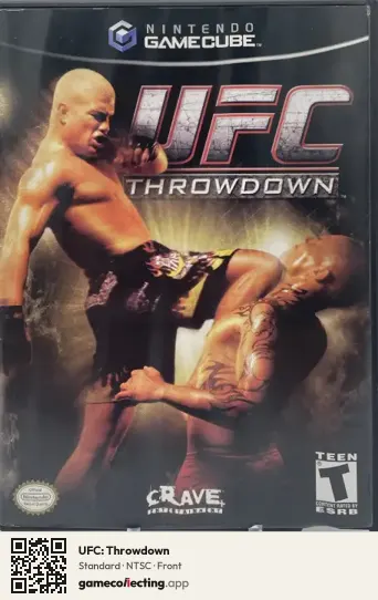 UFC: Throwdown Nintendo GameCube, NTSC box front