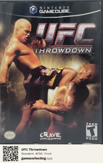 UFC: Throwdown Nintendo GameCube, NTSC box front