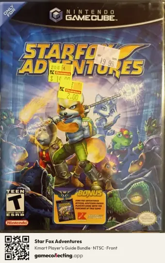 Star Fox Adventures Nintendo GameCube, NTSC box front