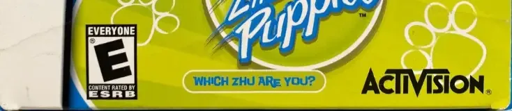 Zhu Zhu Puppies, the ESRB box on its front