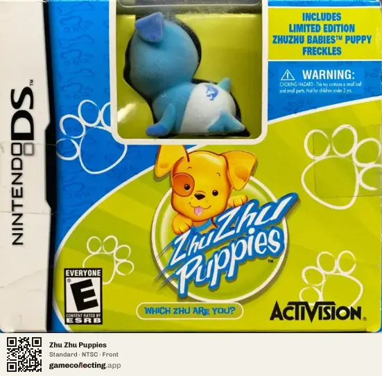 Zhu Zhu Puppies Nintendo DS, NTSC box front