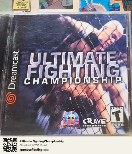 Ultimate Fighting Championship Sega Dreamcast, NTSC box front