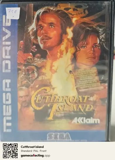 Cutthroat Island Sega Mega Drive / Genesis, PAL box front