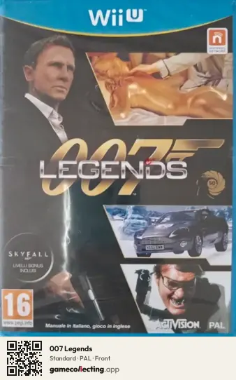 007 Legends Nintendo Wii U, PAL box front
