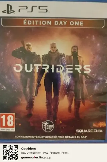 Outriders PlayStation 5, France box front