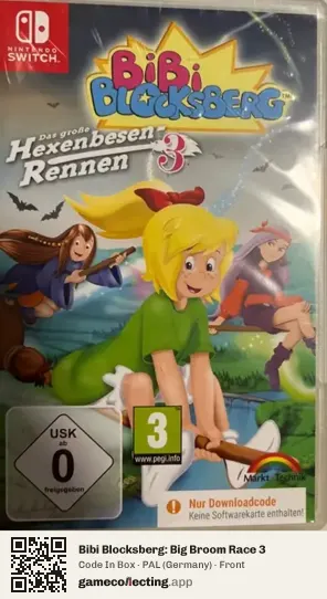 Bibi Blocksberg: Big Broom Race 3 Nintendo Switch, Germany box front