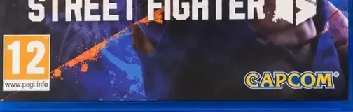 Street Fighter 6, the PEGI square on its front