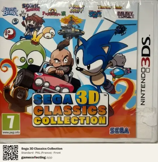 Sega 3D Classics Collection Nintendo 3DS, France box front