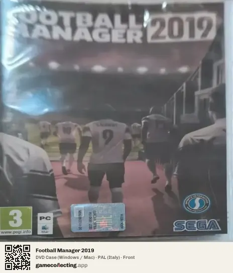 Football Manager 2019 Computer, Italy box front