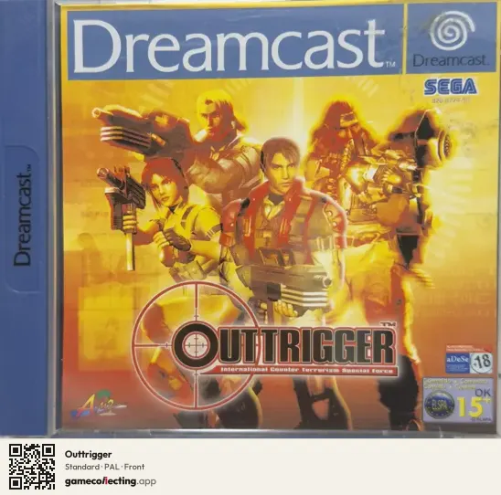 Outtrigger Sega Dreamcast, PAL box front