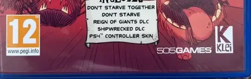 Don't Starve, the USK square on its front