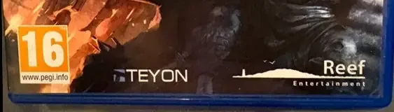 Terminator: Resistance, the PEGI square on its front
