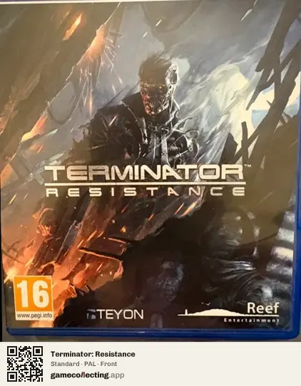 Terminator: Resistance PlayStation 4, PAL box front