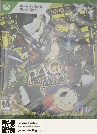 Persona 4 Golden Xbox Series X, NTSC box front