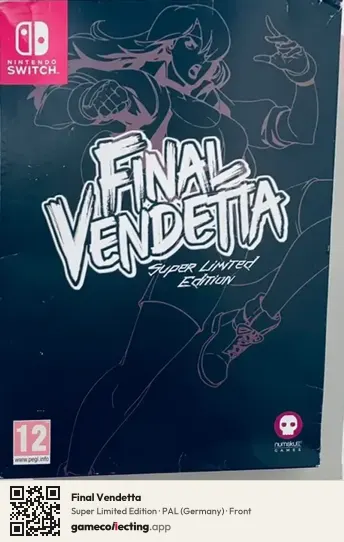 Final Vendetta Nintendo Switch, Germany box front
