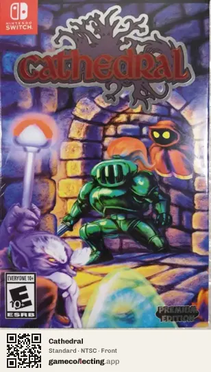 Cathedral Nintendo Switch, NTSC box front