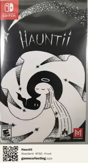 Hauntii Nintendo Switch, NTSC box front