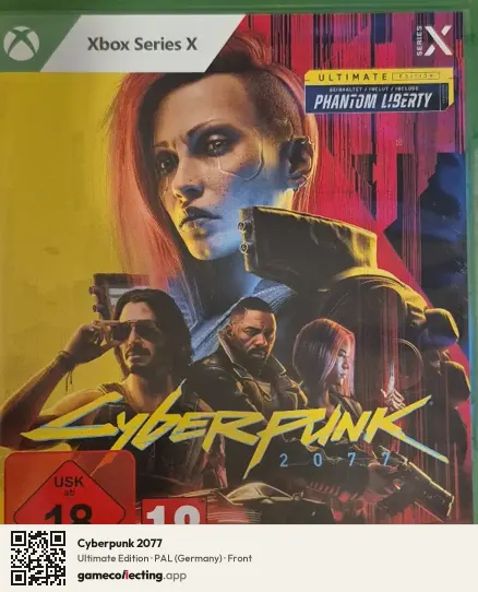 Cyberpunk 2077 Xbox Series X, Germany box front