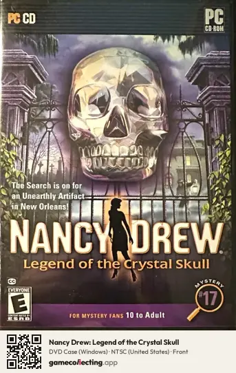 Nancy Drew: Legend of the Crystal Skull Computer, NTSC box front