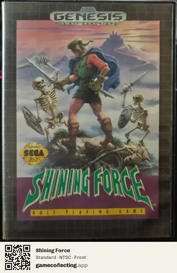 Shining Force Sega Mega Drive / Genesis, NTSC box front