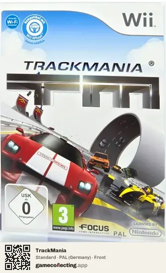 TrackMania Nintendo Wii, Germany box front