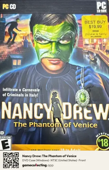 Nancy Drew: The Phantom of Venice Computer, NTSC box front