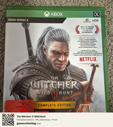 The Witcher 3: Wild Hunt Xbox Series X, Germany box front