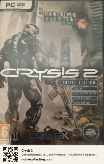 Crysis 2 Computer, United Kingdom box front