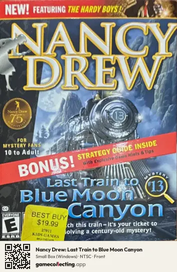 Nancy Drew: Last Train to Blue Moon Canyon Computer, NTSC box front