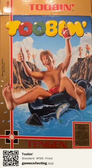 Toobin' Nintendo Entertainment System, NTSC box front