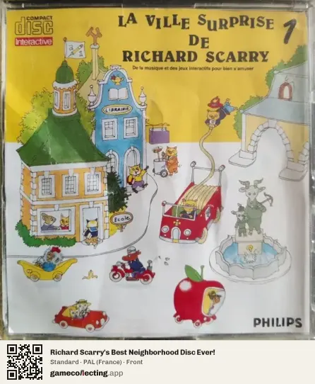 Richard Scarry's Best Neighborhood Disc Ever! Philips CD-i, France box front