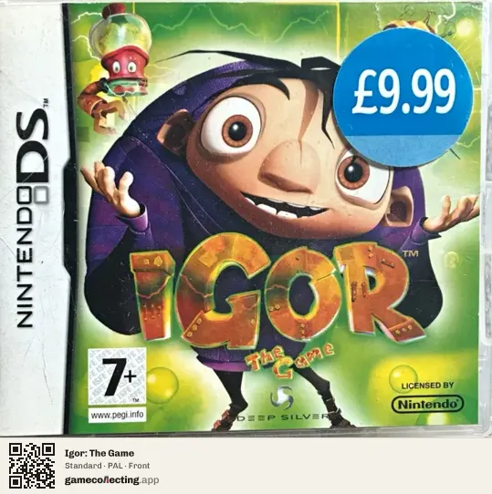 Igor: The Game Nintendo DS, PAL box front