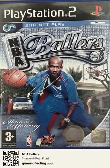 NBA Ballers PlayStation 2, PAL box front