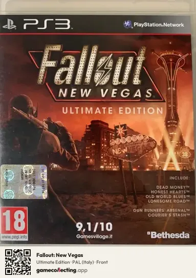 Fallout: New Vegas PlayStation 3, Italy box front