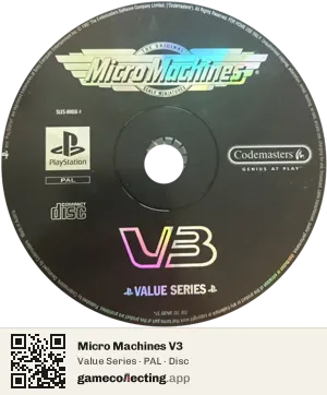 Micro Machines V3 PlayStation, PAL disc