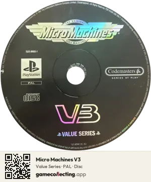 Micro Machines V3 PlayStation, PAL disc