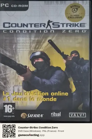 Counter-Strike: Condition Zero Computer, France box front