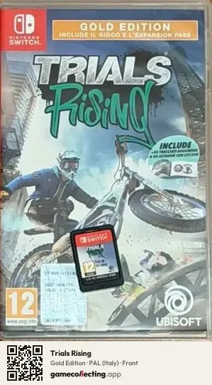 Trials Rising Nintendo Switch, Italy box front