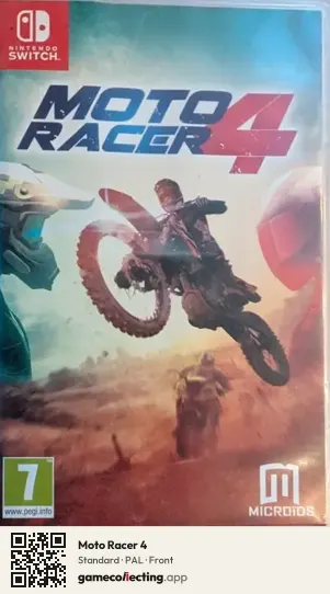 Moto Racer 4 Nintendo Switch, PAL box front