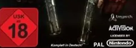 Call of Duty: Black Ops, the USK square on its front