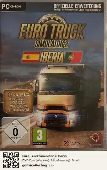 Euro Truck Simulator 2: Iberia Computer, Germany box front