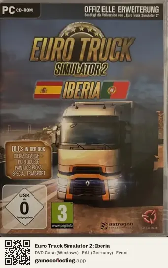 Euro Truck Simulator 2: Iberia Computer, Germany box front