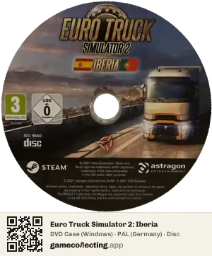 Euro Truck Simulator 2: Iberia Computer, PAL disc