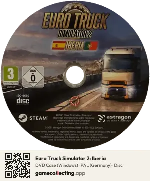Euro Truck Simulator 2: Iberia Computer, PAL disc