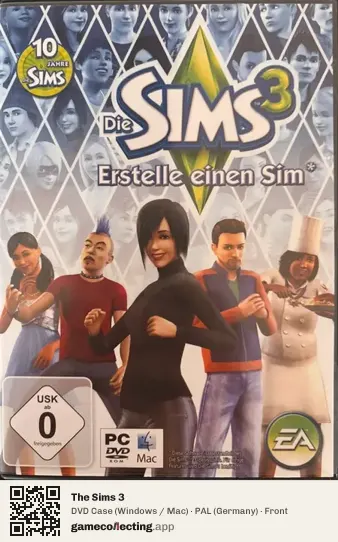 The Sims 3 Computer, Germany box front
