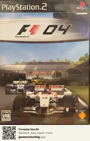 Formula One 04 PlayStation 2, Asia box front