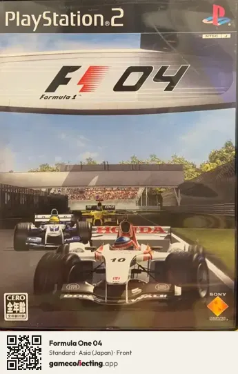 Formula One 04 PlayStation 2, Asia box front